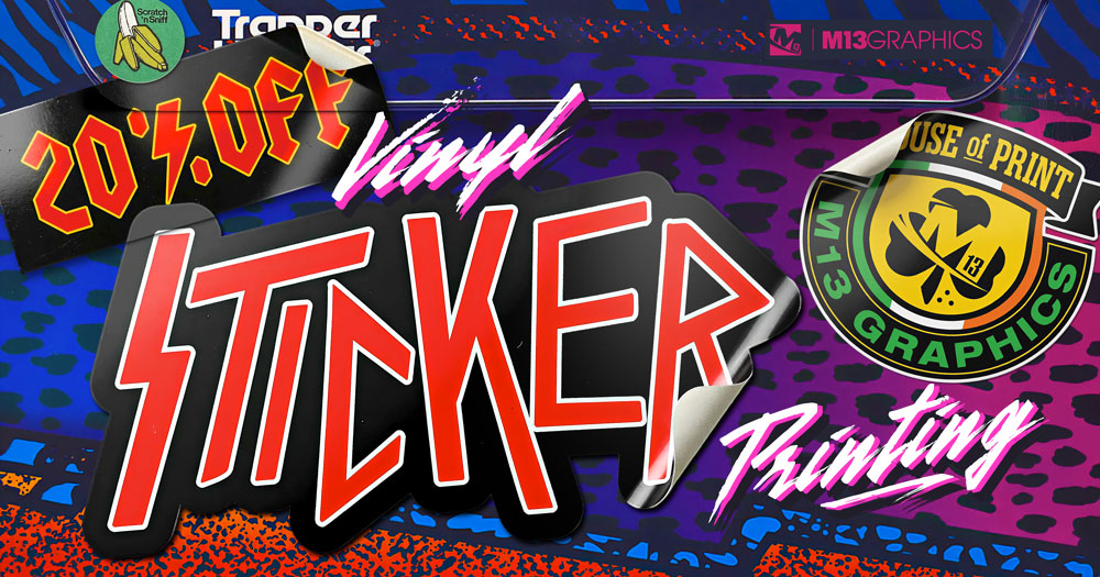 20% Off Vinyl Sticker Printing